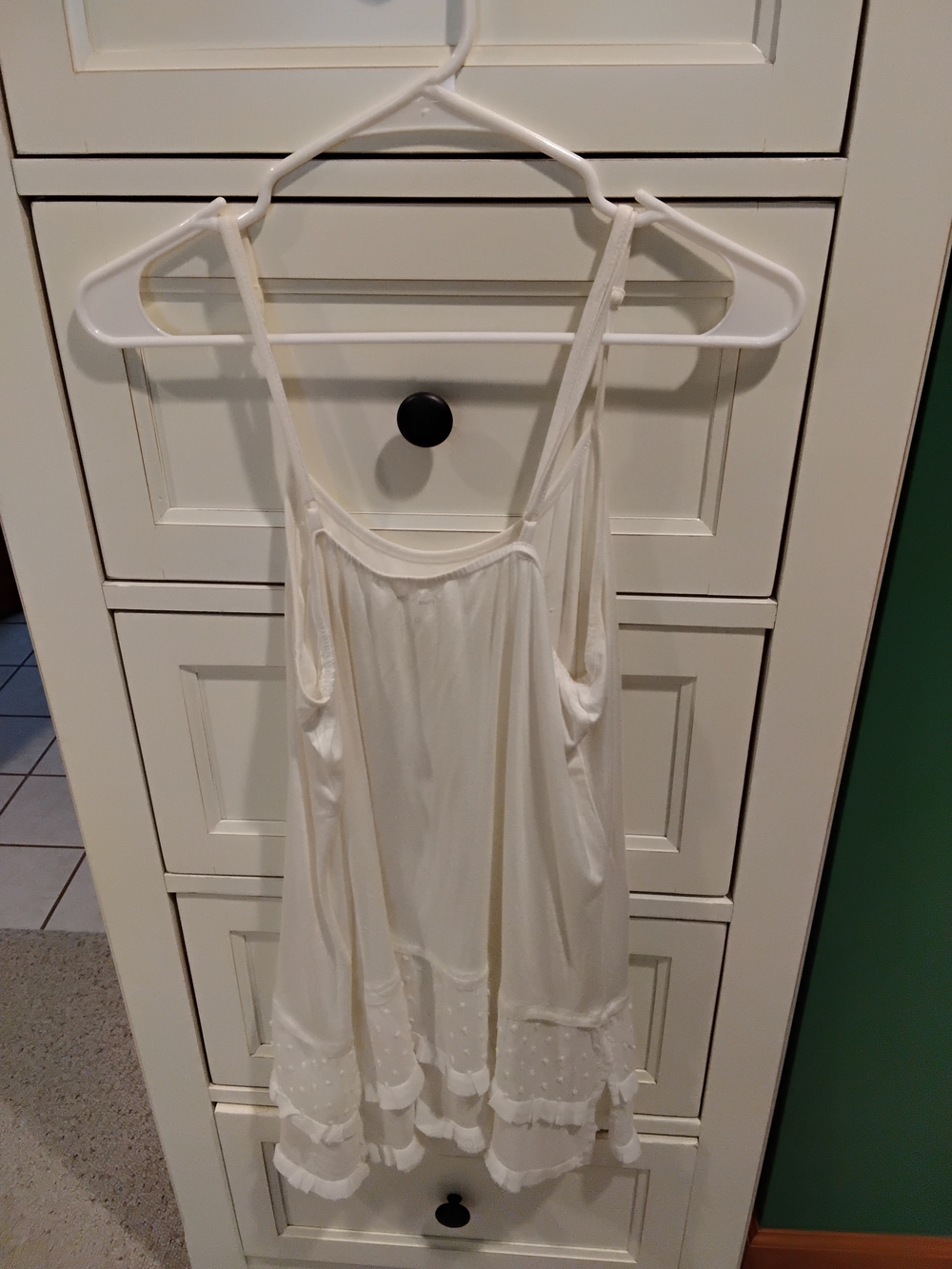 Grace & Lace Cream Ruffle Hem Extender